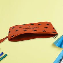 Stationery case with zip, reusable and perfect for travel, washable.