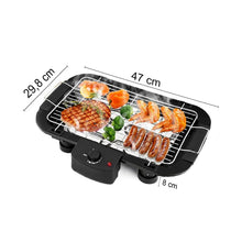 Grill with non-stick surface.