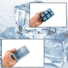 6 Grid Silicone Ice Tray Used In All Kinds Of Places Like Household Kitchens For Making Ice From Water And Various Things And All With Color Box (1 Pc)