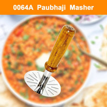 Stainless steel paubhaji masher, great for everyday kitchen use.