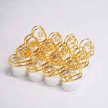 Set of 12 decorative flameless candles.