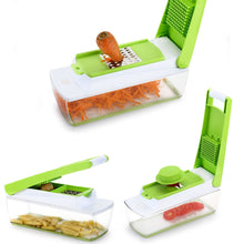 Snowpearl 14-in-1 dicer, quick and versatile, shown from different perspectives.