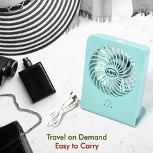 Portable Desk Fan Big Table Fan3 Step Speed Setting Fan Personal Desk Fan Suitable For Office , School & Home Use (Battery Not Include)