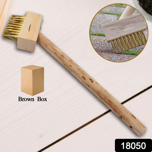 Wooden Block Paving Brush